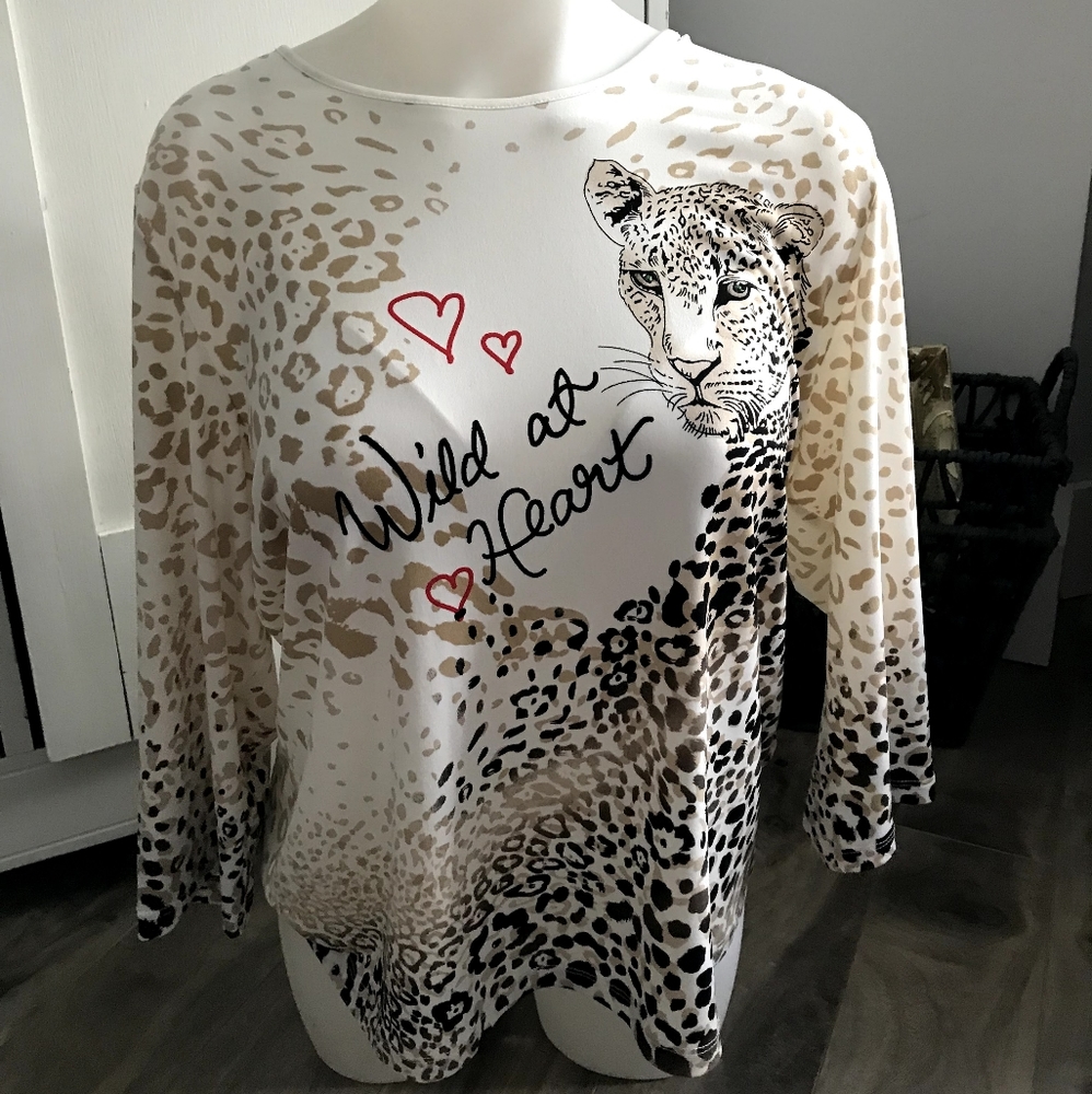 Allison Daley Petite Jaguar And Top Women Size M